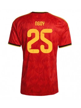 Belgien Nathan Ngoy #25 Heimtrikot WM 2026 Kurzarm